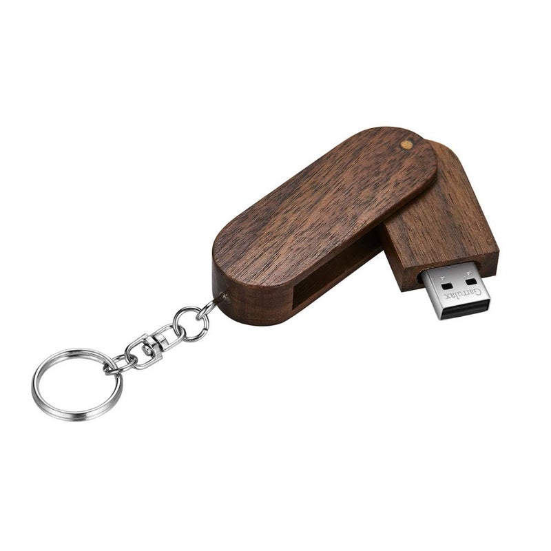 GARRULAX USB Flash Drive, Wooden 8GB / 16GB / 32GB USB2.0 USB Memory Stick Date Storage Pendrive Thumb Drive(32GB, Walnut Wood) - Image 2